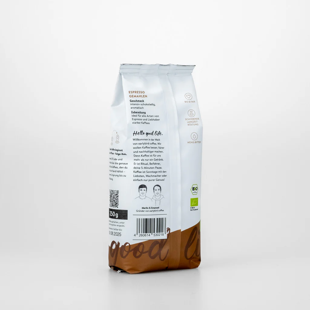 Bio Espresso House Blend - 250g Gemahlen - Image 3