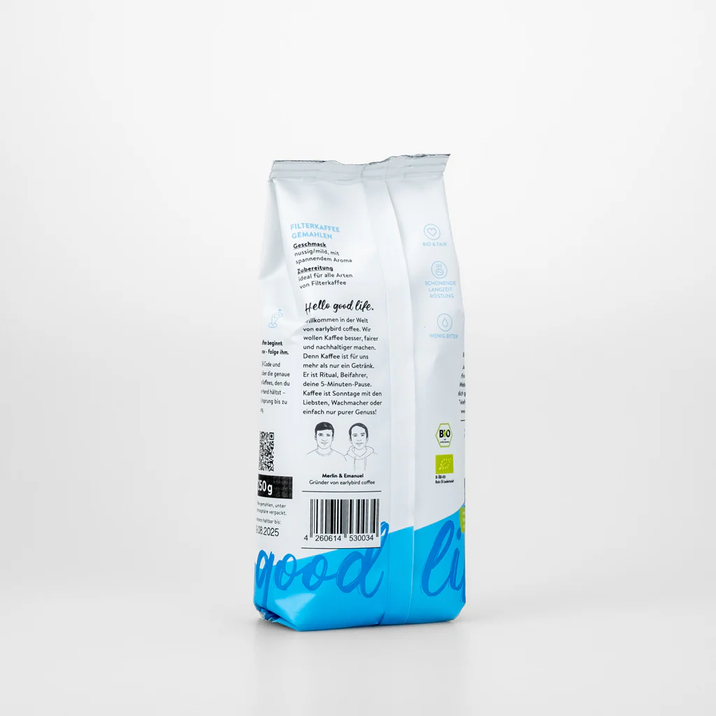 Bio Filterkaffee House Blend – 250g Gemahlen - Image 3